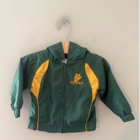 $14 ADD ON Vintage Oregon Ducks windbreaker jacket 2T University of Oregon - Picture 1 of 3